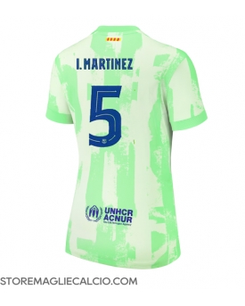 Barcelona Inigo Martinez #5 Maglia Gara Terza Repliche 2024-25 Donna